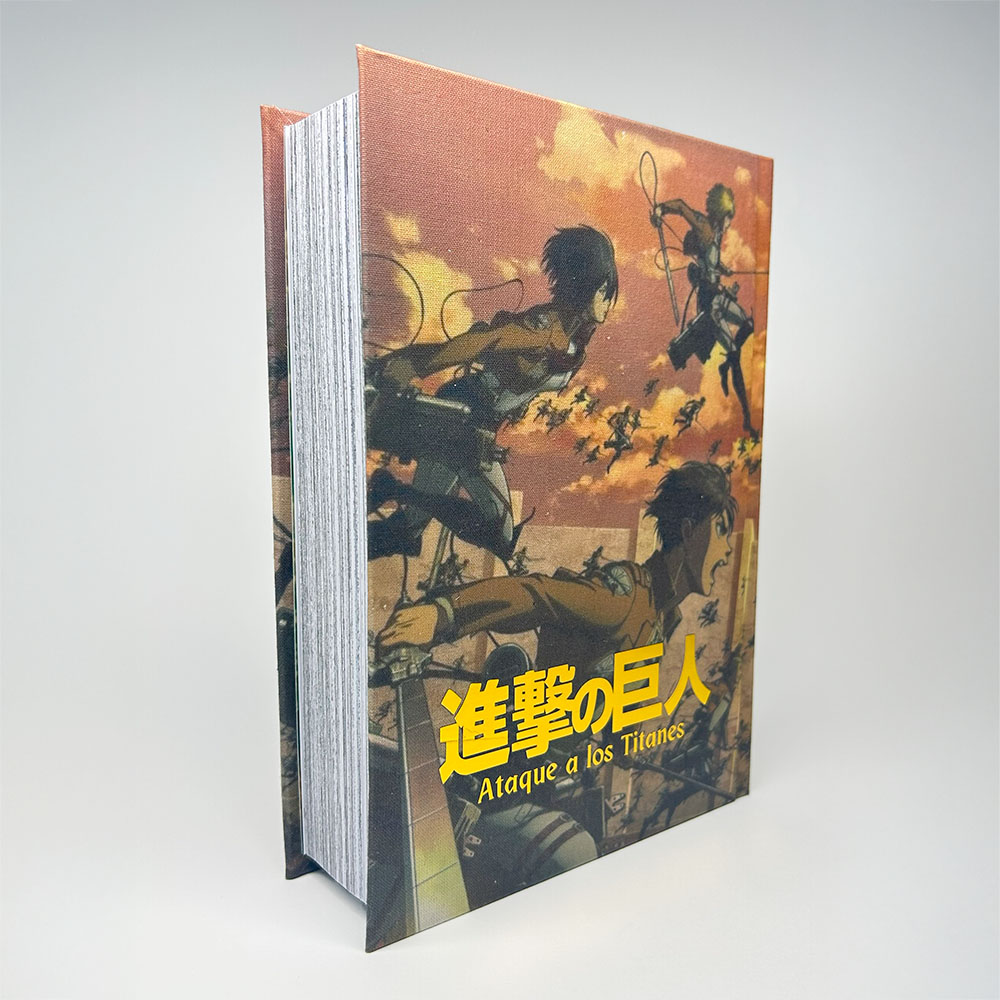 Portada personalizada del tomo 1 de Ataque a los Titanes con diseño de Eren y la Legión de Reconocimiento